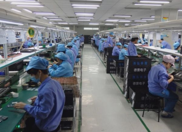 中国崛起为全球高附加值电子产品出口基地