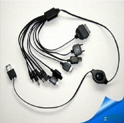 加长伸缩型1拖10充电线 多功能设计与实用优势解析